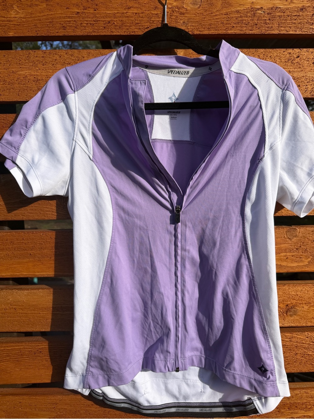 Retro Specialized Cycling Shirt Medium Full Zip with Multiple Bottle Pockets
